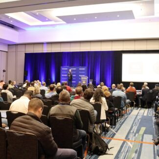 filled conference session