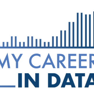 my career in data logo white background