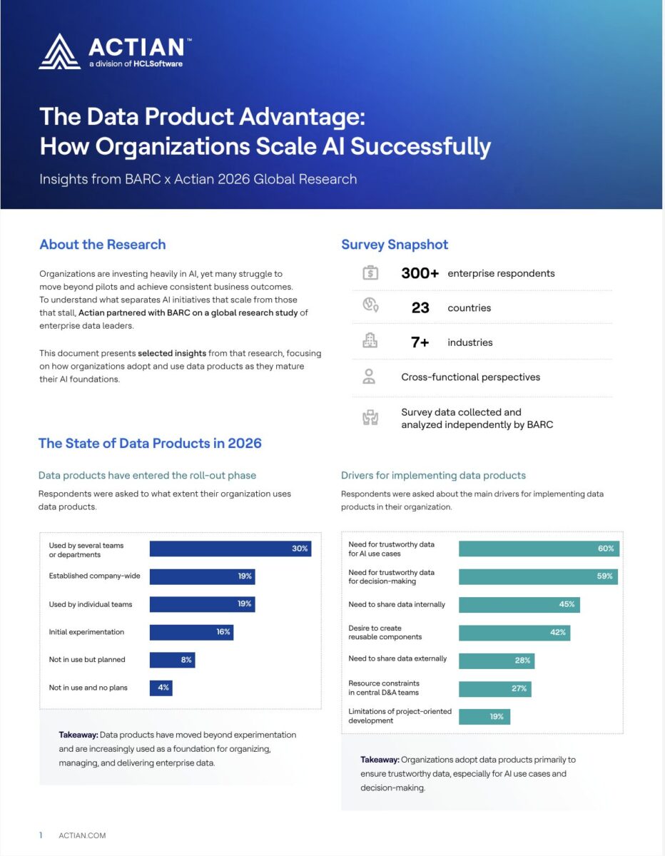 The Data Product Advantage: How Organizations Scale AI Successfully